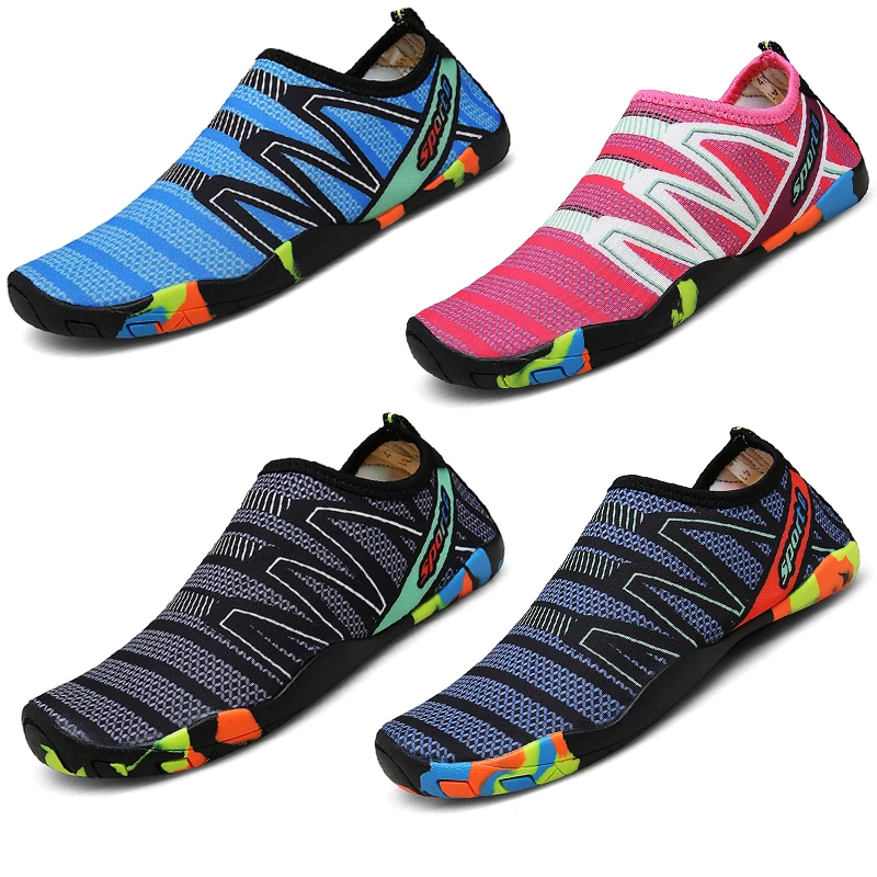 Aqua Shoes Quick Drying Beach Water Shoes Unisex Swimming Aqua Slippers Barefoot Surfing Upstream Sneakers Light Seaside Summer