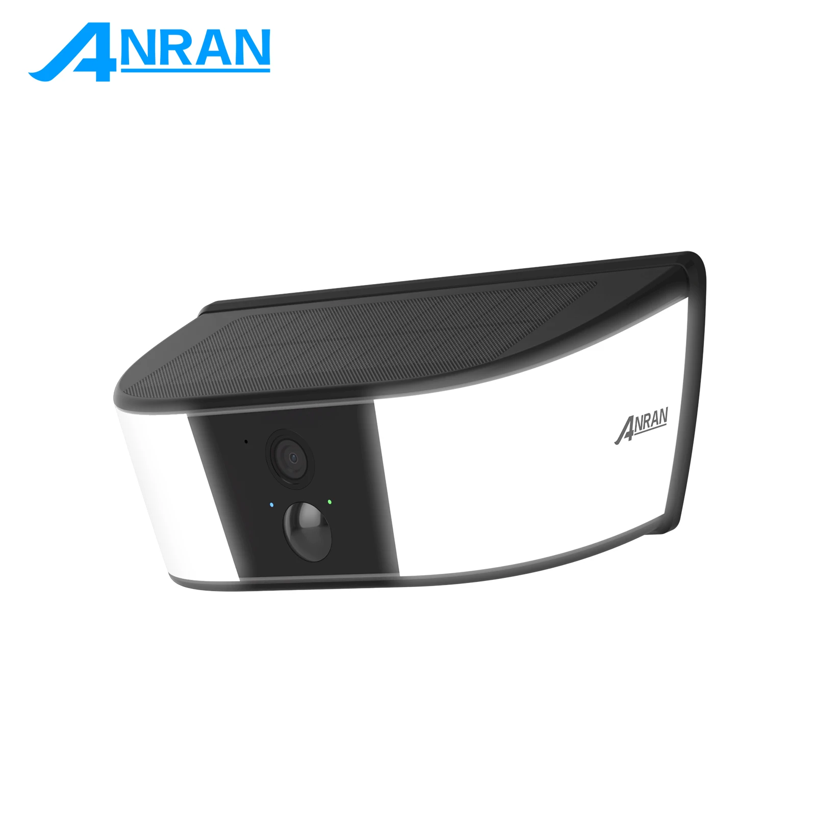ANRAN 1296P Floodlight WiFi Solar Camera Security Outdoor Wireless Camera Human Detection Alarm Surveillance HD Two Way Audio