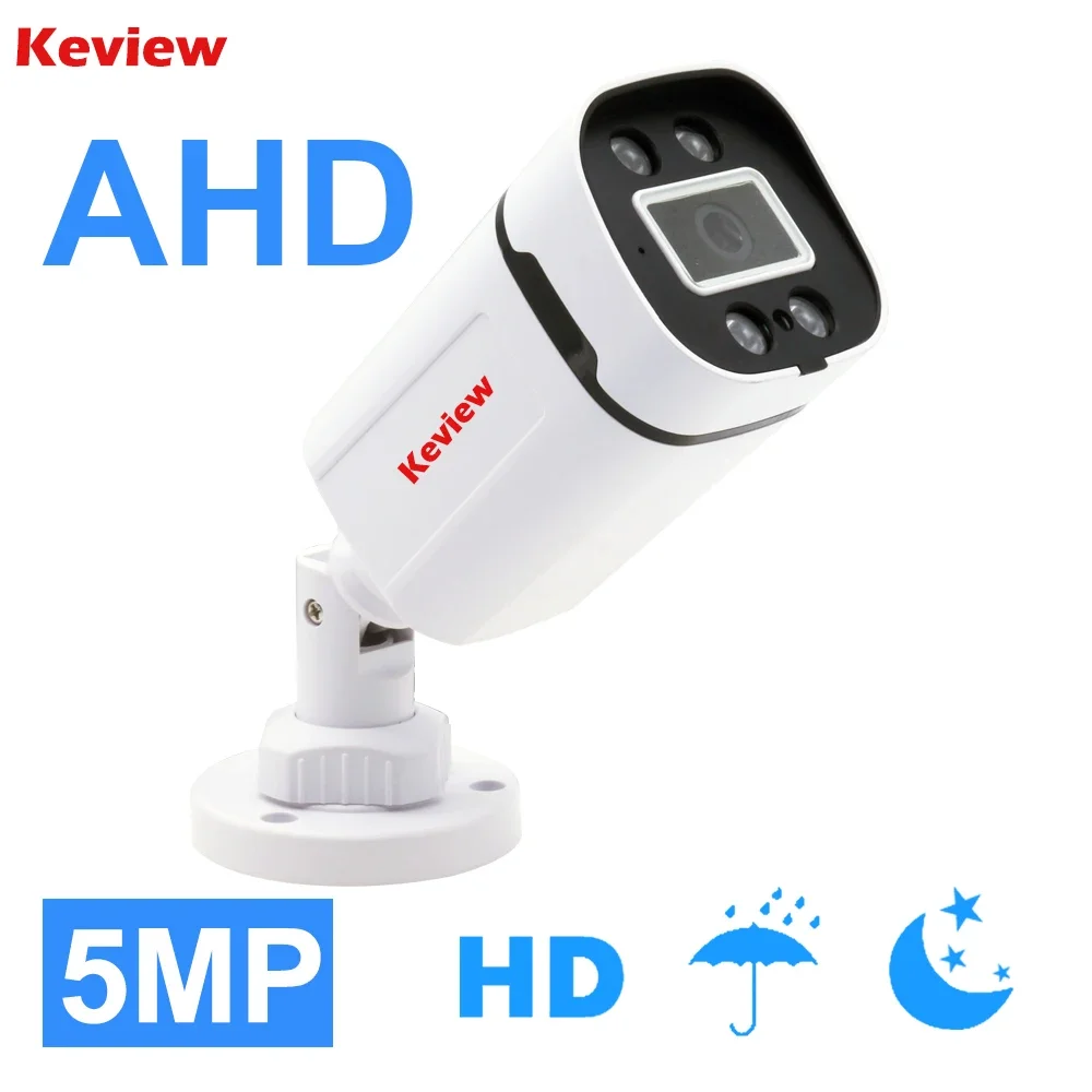 AHD Camera Security Surveillance CCTV Camera Mini Analog Outdoor Video Security Camera Home Street Protection 720P 2MP 5MP HD