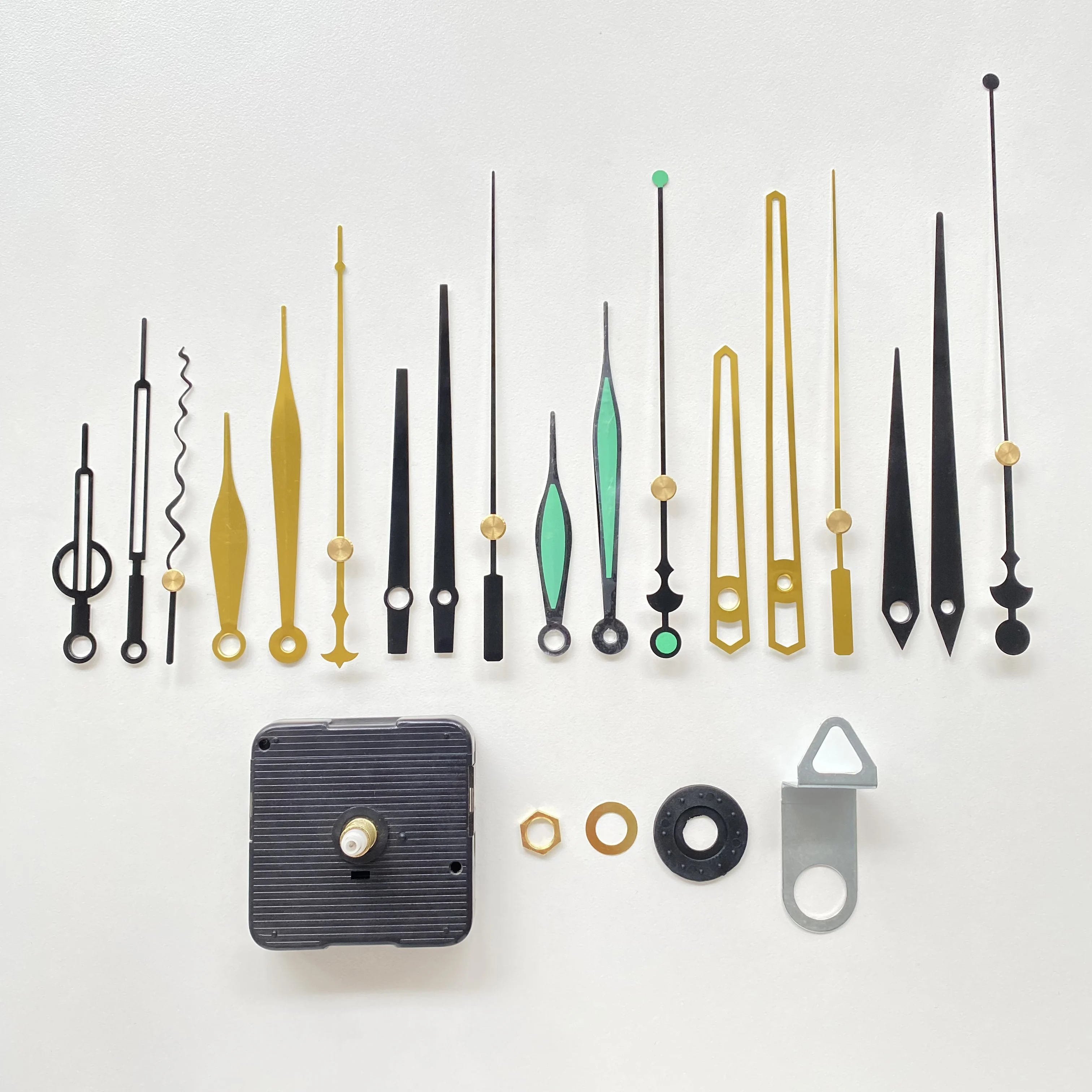 Mute DIY Wall Clock Movement Mechanism with Clock Hands Silent Kit Battery Operated Watch Repair Parts Replacement Set