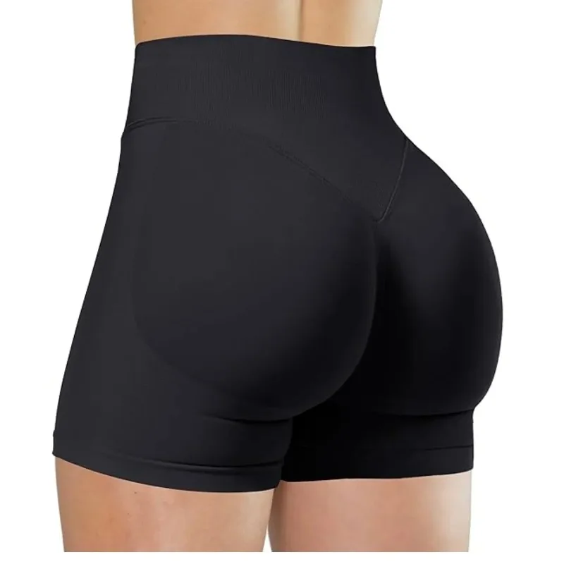 Woman Gym Short Seamless Slim Leggings High Waist Fitness Training Yoga Clothing Running Butt Lifting Cycling Sports Shorts