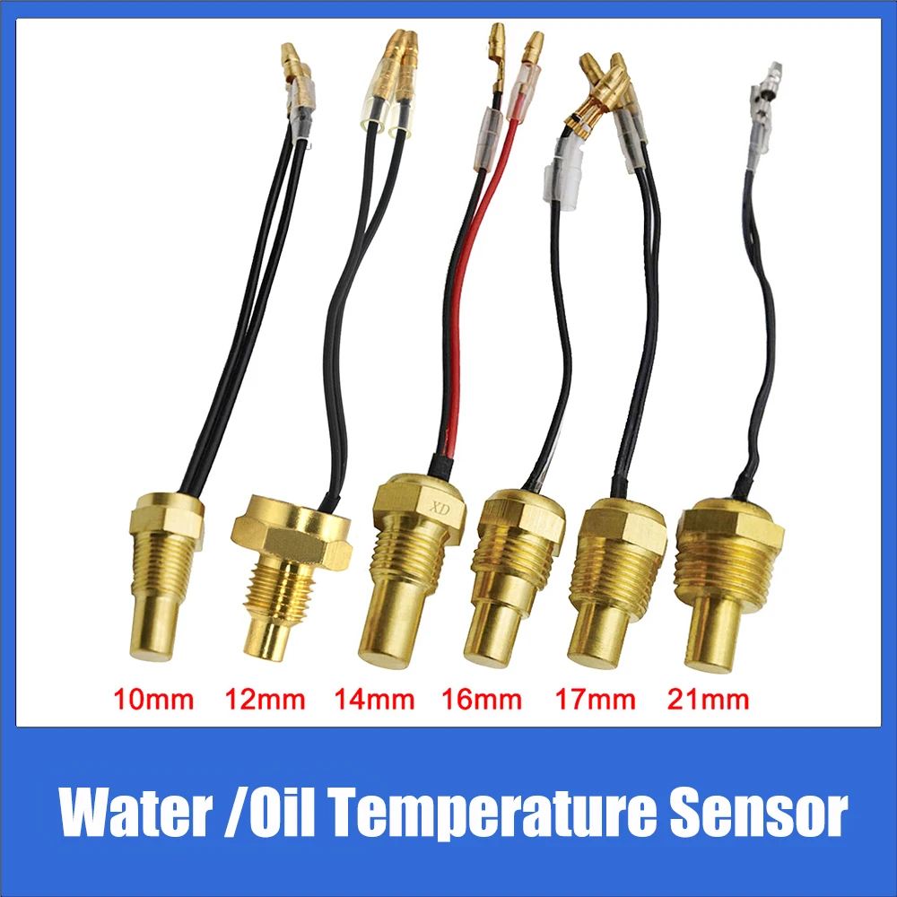 1/8 NPT 3/8NPT Temperature Indicator Car Temperature Sensor Engine Temperature Sensor for Snowmobile Temperature Sensors