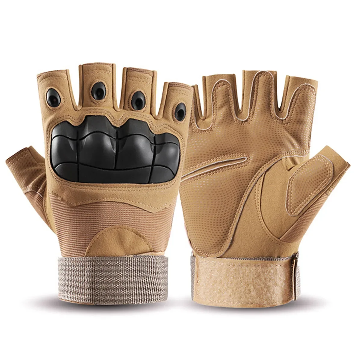 1 pair Half-finger gloves men's Outdoor military gloves Sports shooting Hunting air gun Motorcycle bicycle gloves