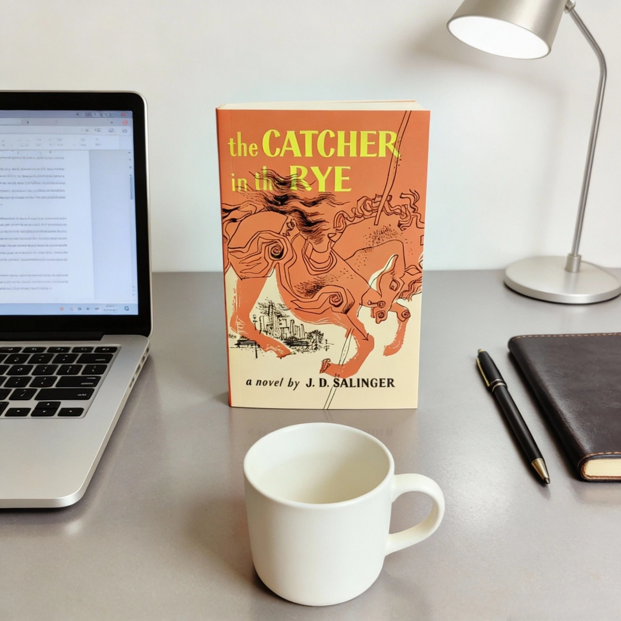 The Catcher in The Rye By J.D. Salinger: Classic Growth & Self-Perception Literary Resource for Those Seeking Personal Insight
