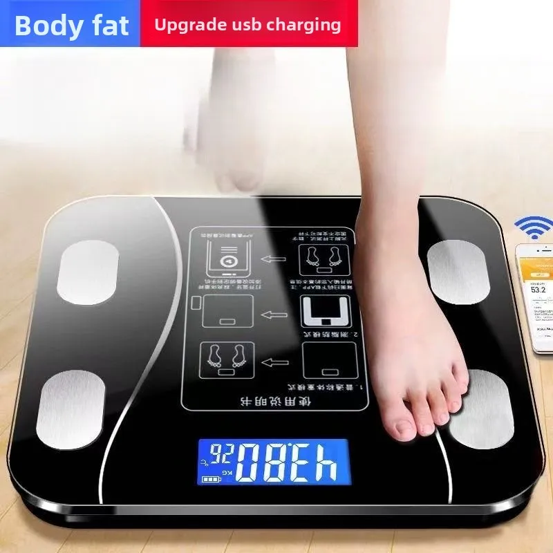 Body fat scale Smart and precise household fat scale Bluetooth weight loss special scale Human body small electronic scale