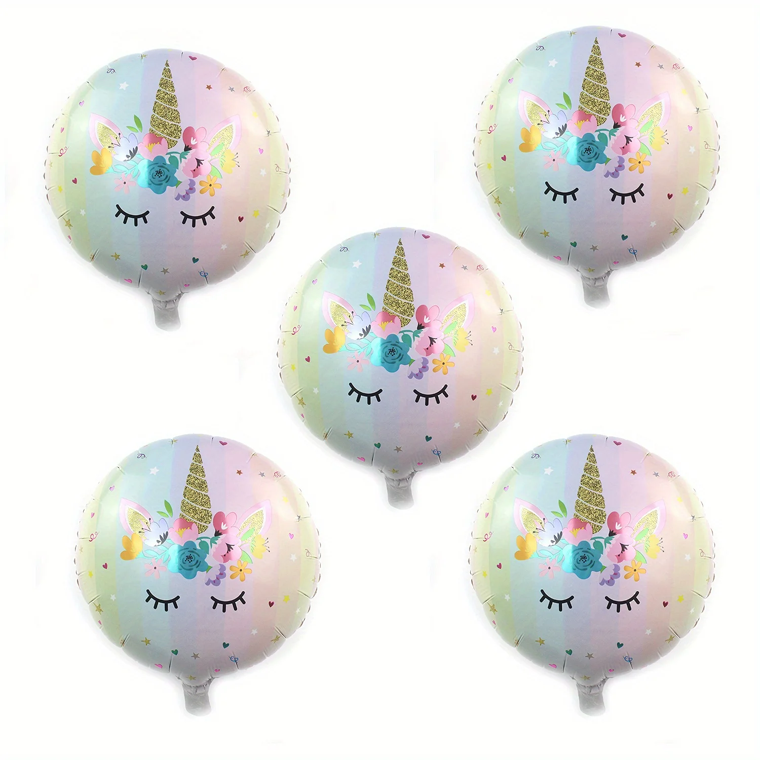 18inch Unicorn Birthday Party Foil Balloon Girls Unicorn Happy Birthday Wedding Decoration Supplies Baby Shower Foil Balloons