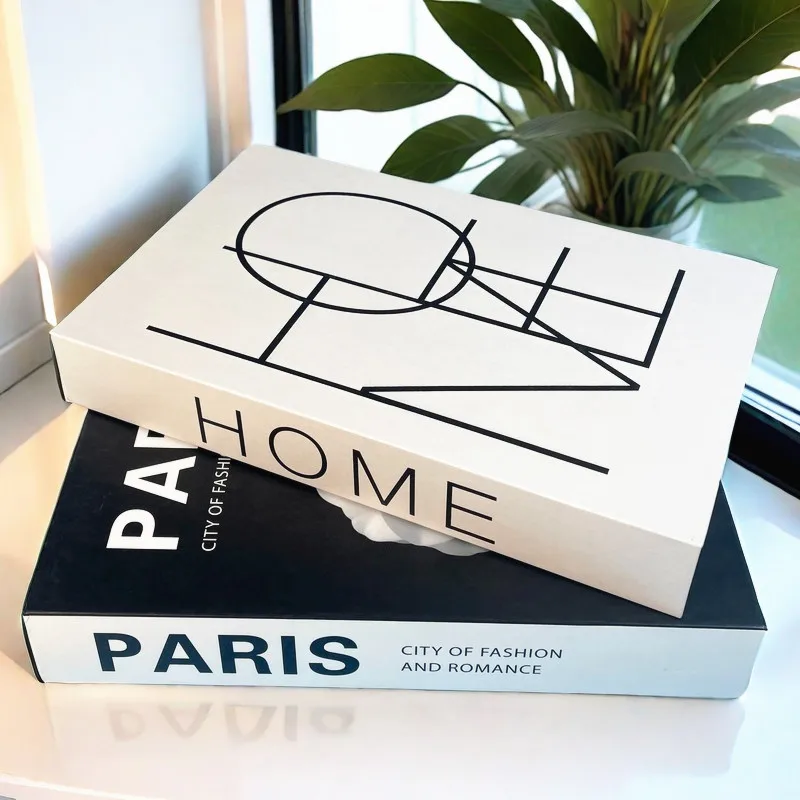 Perfume Fake Books For Decoration Storage Box Luxury Decorative Books Home Decor Coffee Table Faux Livre Interior Decoration
