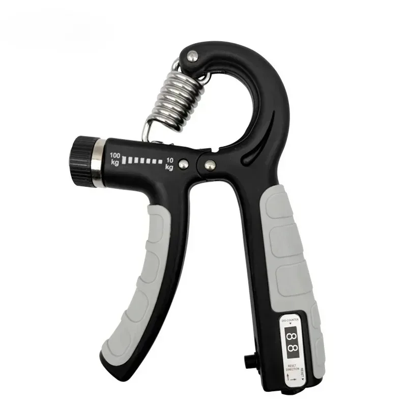 10-100kg Adjustable Hand Grip Strengthener Hand Grip Trainer With Counter Wrist Forearm And Hand Exerciser For Muscle Building.