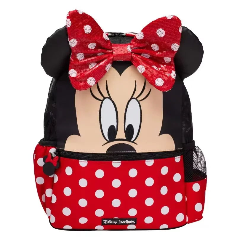 Disney Mickey Mouse Cartoon Schoolbag Red Student Backpack, Handbag,Water Cup An Excellent Holiday Gift Or Birthday Gift For Kid