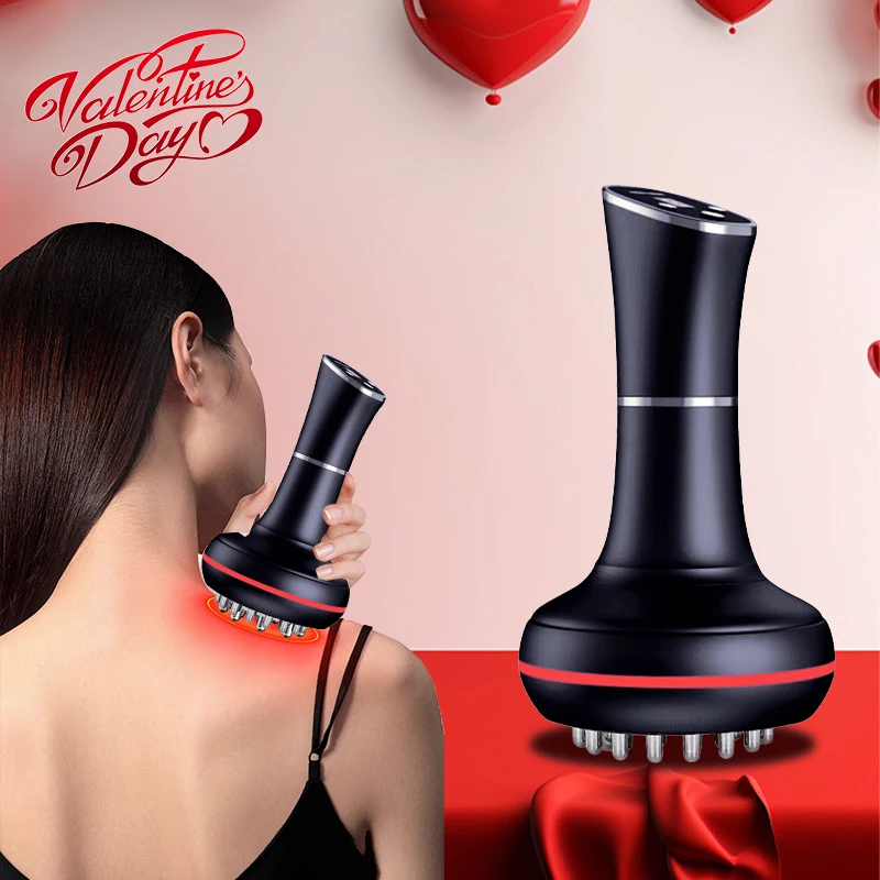 Household electric meridian brush leg abdomen shoulder and neck massager scraping instrument relax the muscles of the whole body