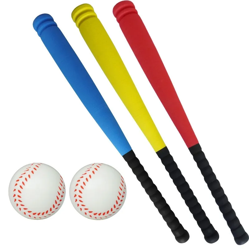 Children Baseball Bats and Balls Set Soft Sponge Safe Toddler Baseball Toy Outdoor Playground Sports Activity for Kids Training