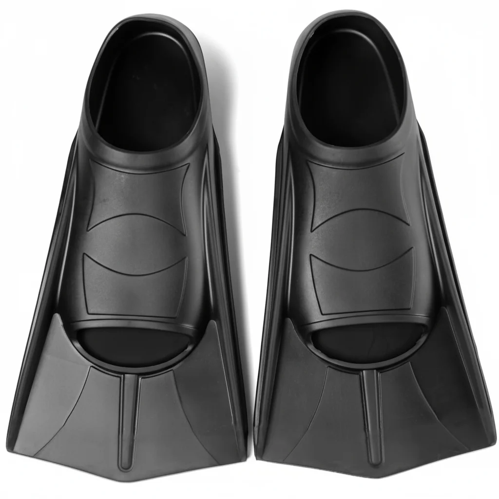 Silicone Fins Swim Training Snorkel Short Diving Flippers Frog Shoes Men Women Professional Breaststroke Freesnorkel Swimming