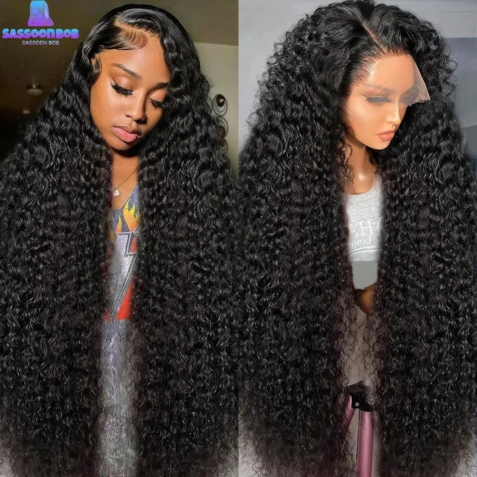 46 40 Inch Deep Wave 13x4 13x6 Hd Lace Frontal Wigs Human Hair Water Wave 360 Lace Front Wig Remy Brazilian Curly Wigs For Women