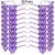 20 Pairs purple