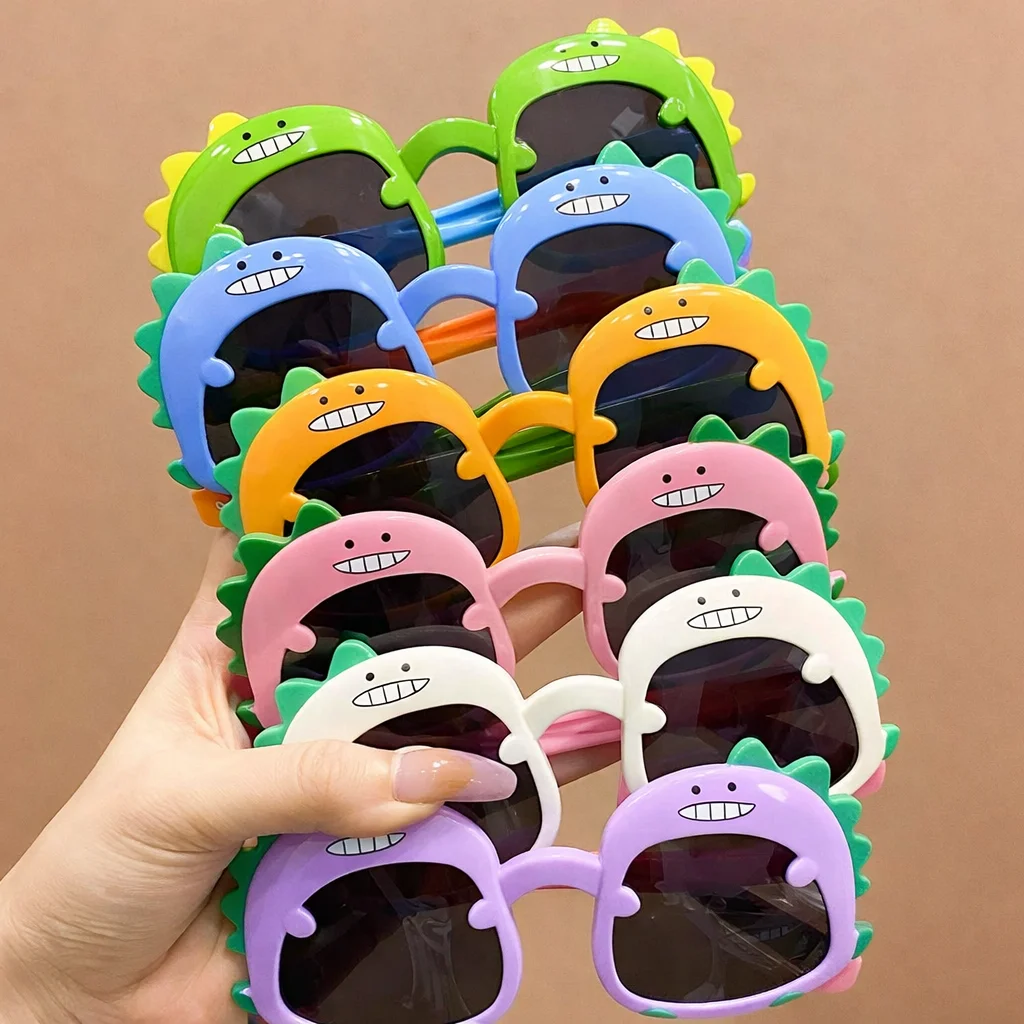 Cool Cute Children's Sunglasses Novelty Creative Animal Sun Glasses Dinosaur-shaped Prom Party Eyeglasses for Kids