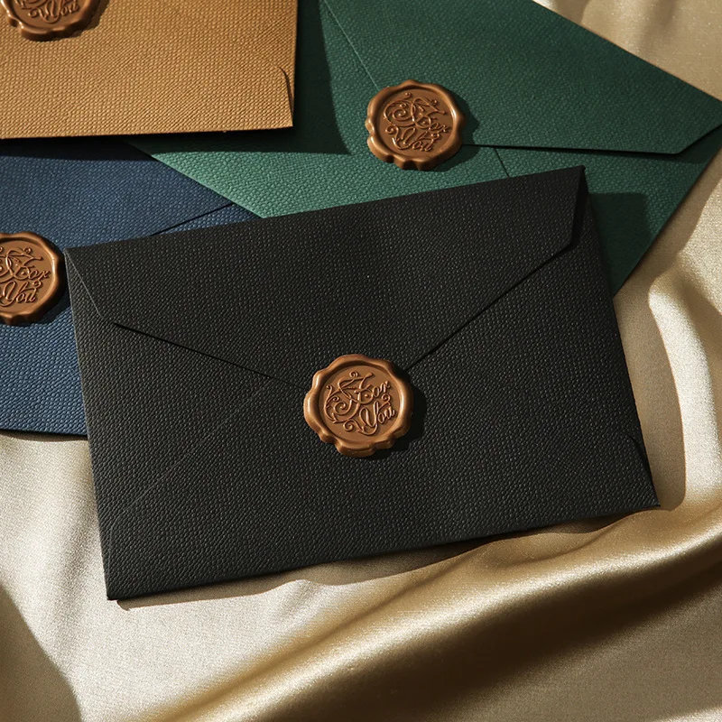 30pcs 16.1x11.2cm Envelopes for Wedding High-grade 250g Paper Invitation Cards Small Business Stationery Supplies Storage Bag