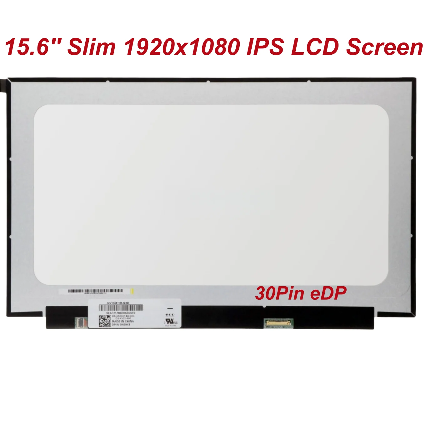 NV156FHM-N3D 15.6 inch LCD Screen Display Fit N156FHM-N48 N156FHM-N35 N156HCA-EAA B156HAN02.1 N156HCA-EAB 1920*1080 30Pin eDP