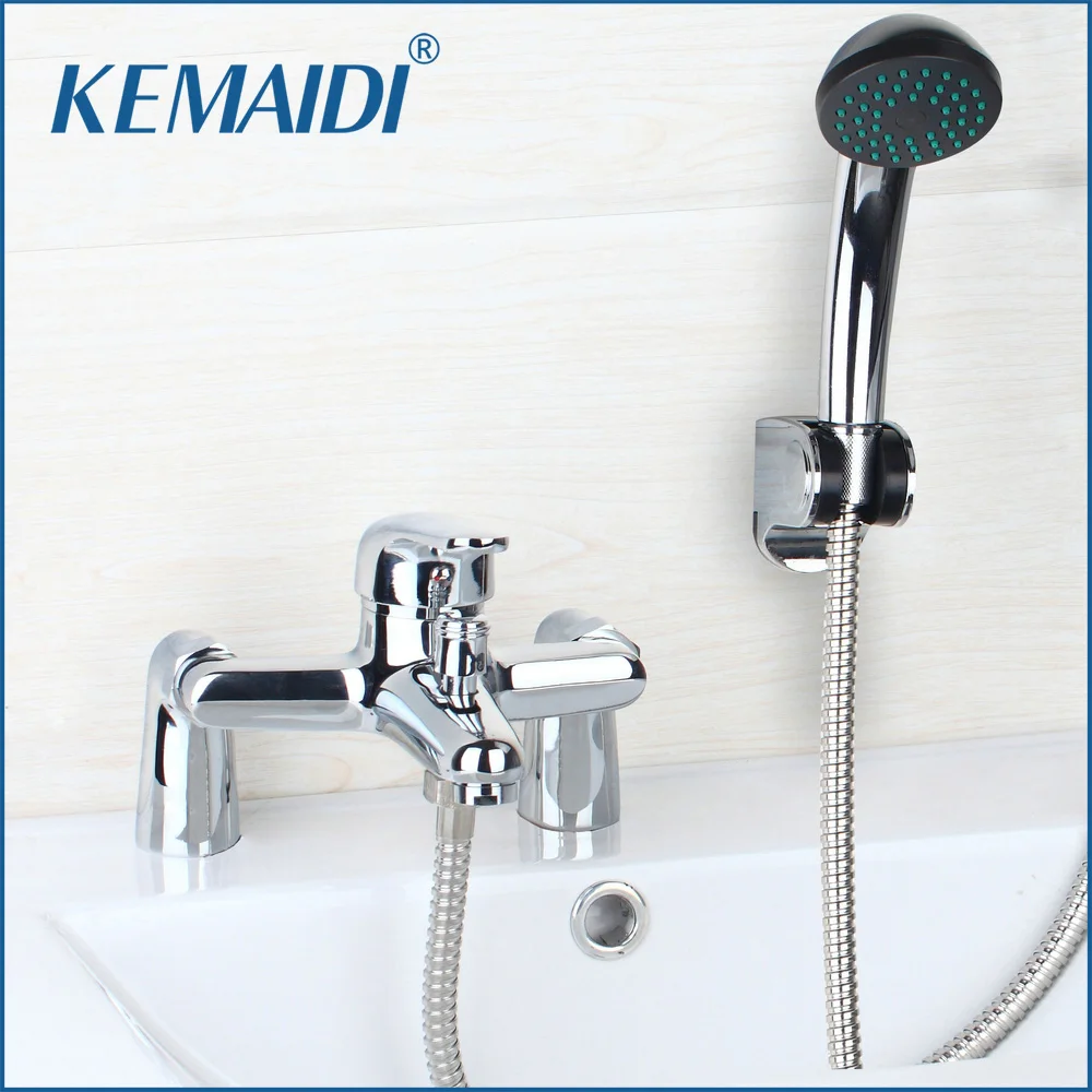 KEMAIDI Bathroom Shower Faucet Set Rainfall Bathtub Shower banho de banheira Mixer Brass Shower Bath with Hand Shower