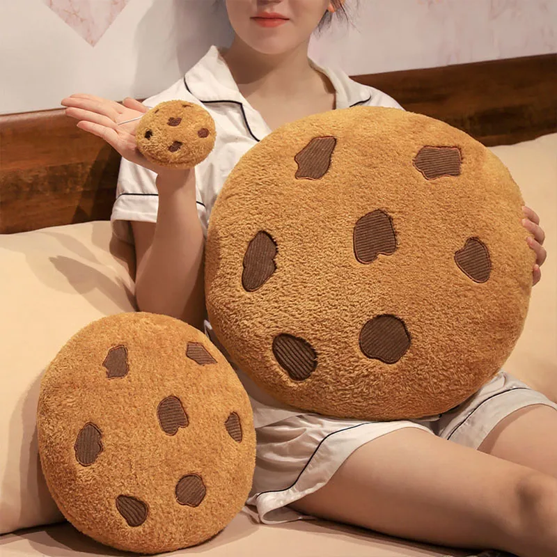 1-5PCS Plush Cookie Cushion Pillow for Bedroom and Sofa Decorative Seat Pad Nap Pillow Soft Sitting Cushion Christmas Gift