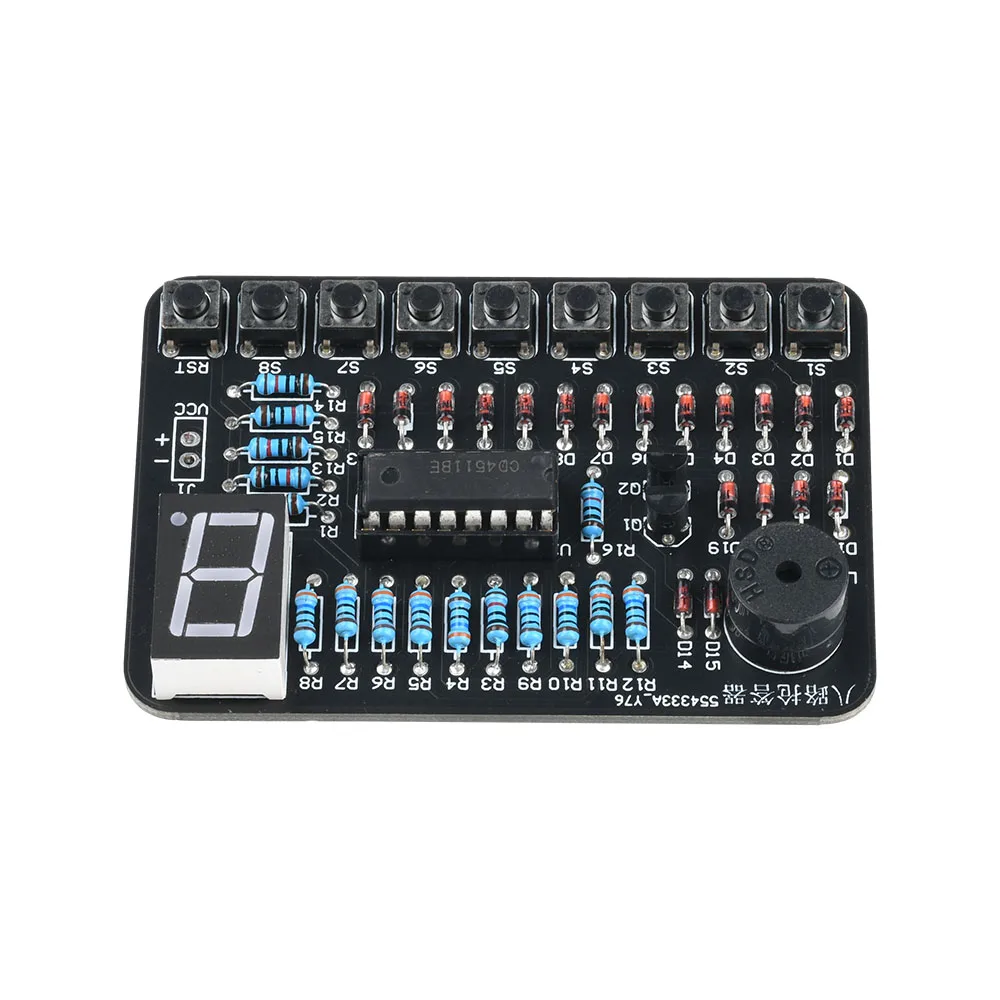 Small Blackboard Eight-way Transponder Kit SYB52 Multi-way Robotic Test Practical Training elding Electronic Fabrication Kit