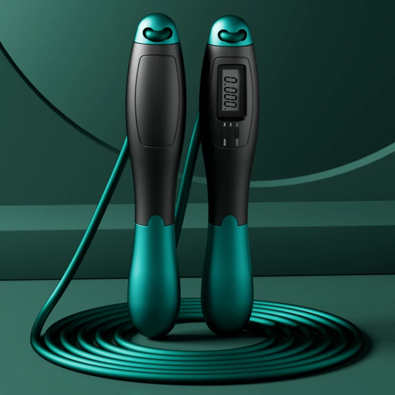 Counting Jump Rope ball Steel PVC Skipping Rope Exercise Adjustable Cordless jump rope Fitness gym Training Home Sport Equipment