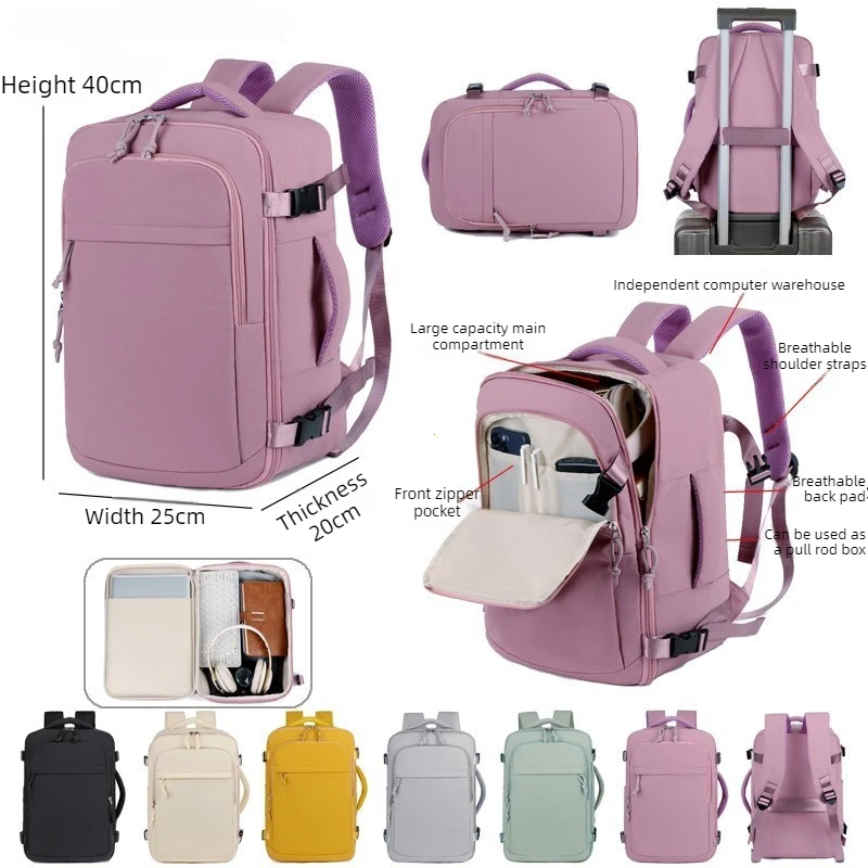 Travel Backpack Airline Approved Easyjet Wizz Air Large Capacity, Lightweight, Short Distance Business Travel Computer Backpack