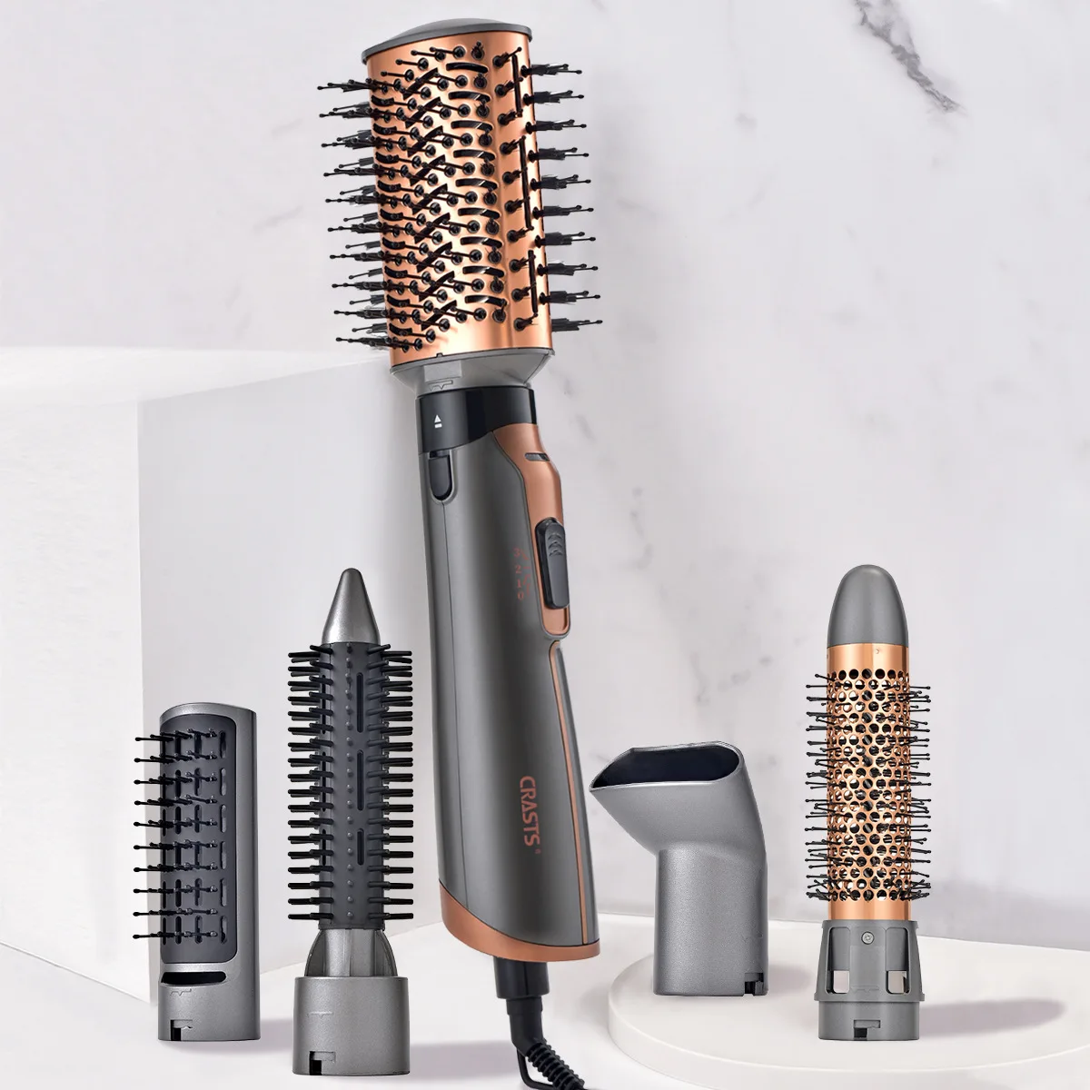 5 in 1 Hair Dryer Hot Air Comb Fluffy Waves Curly Straight Hair Styling Tool Household Multifunctional Hair Styler