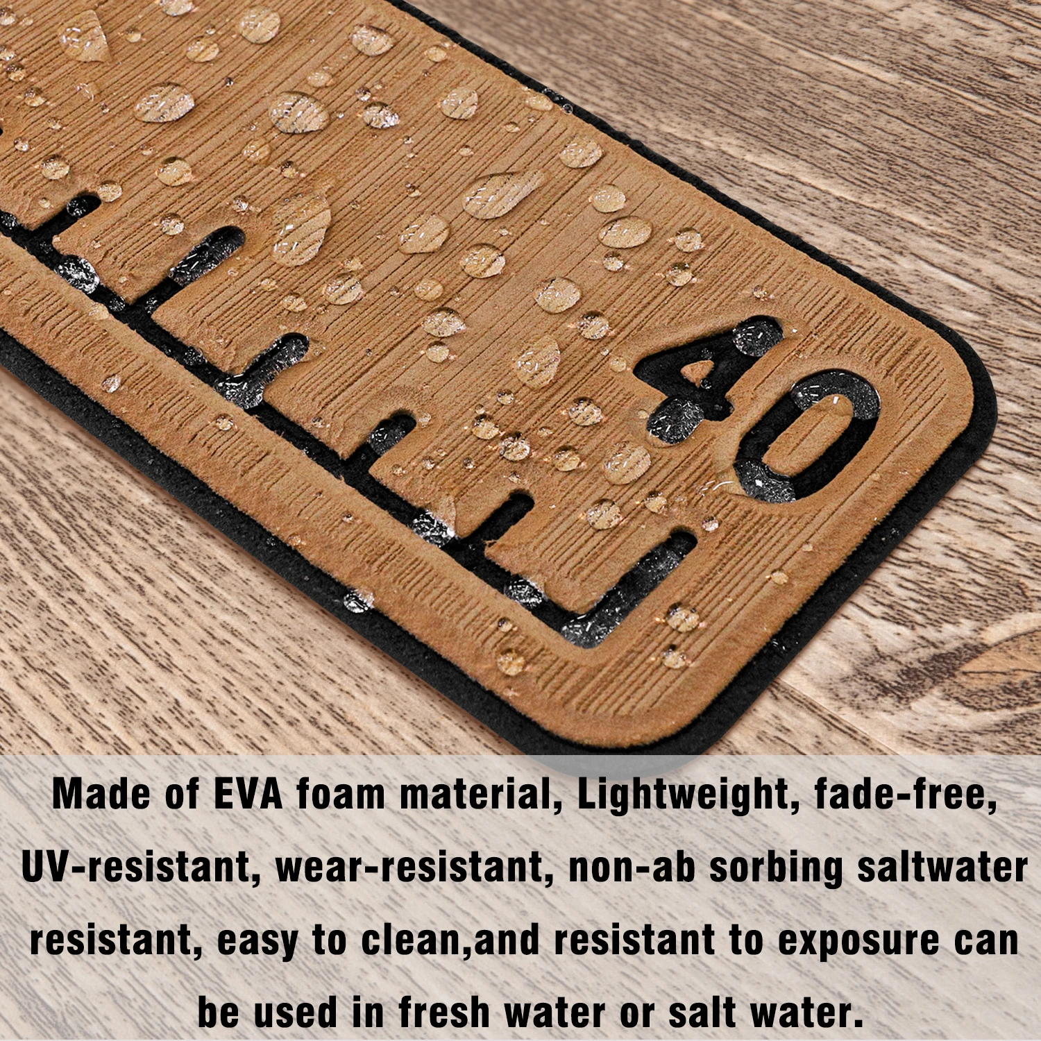 40Inch Fish Ruler For Boat EVA Foam Waterproof Fishing Measuring Tool Self-adhesive Sticker Kayak equipment Fishing Accessories