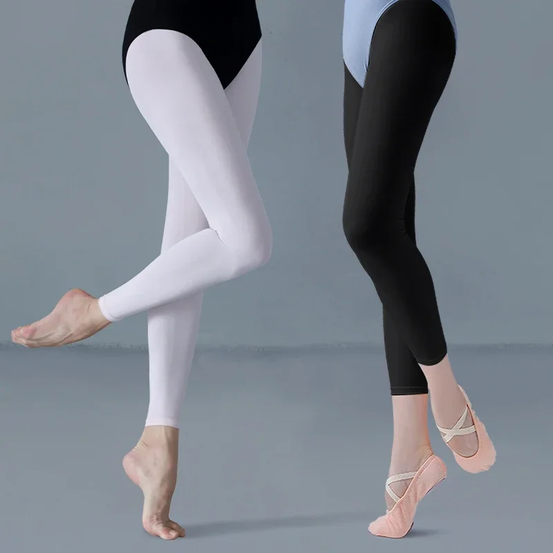 Girls Women Ballet Tights 60D Footless Dance Tights Ballet Stockings Kids Pantyhose for Dancing Ballet Leggings Gymnastic Tights
