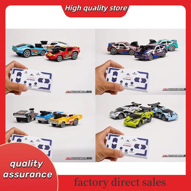 New Product 1: 64 Remote Control Car 2.4G Charging Alloy Drift Car Desktop Mini Simulation Retro Racing Toy Boy Festival Gift