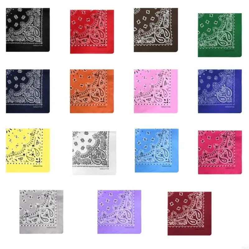 Cotton Double Bandanas Headscarf Comfortable Headscarf Multipurpose Handkerchief