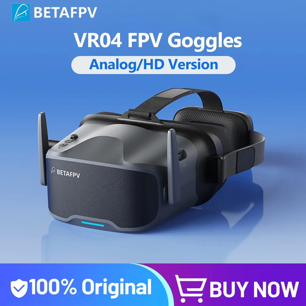 BETAFPV VR04 FPV Goggles HD / Analog Version 4.5 Inch LCD Display Screen with Antenna / Battery for Aquila20 FPV Kit Quadcopter