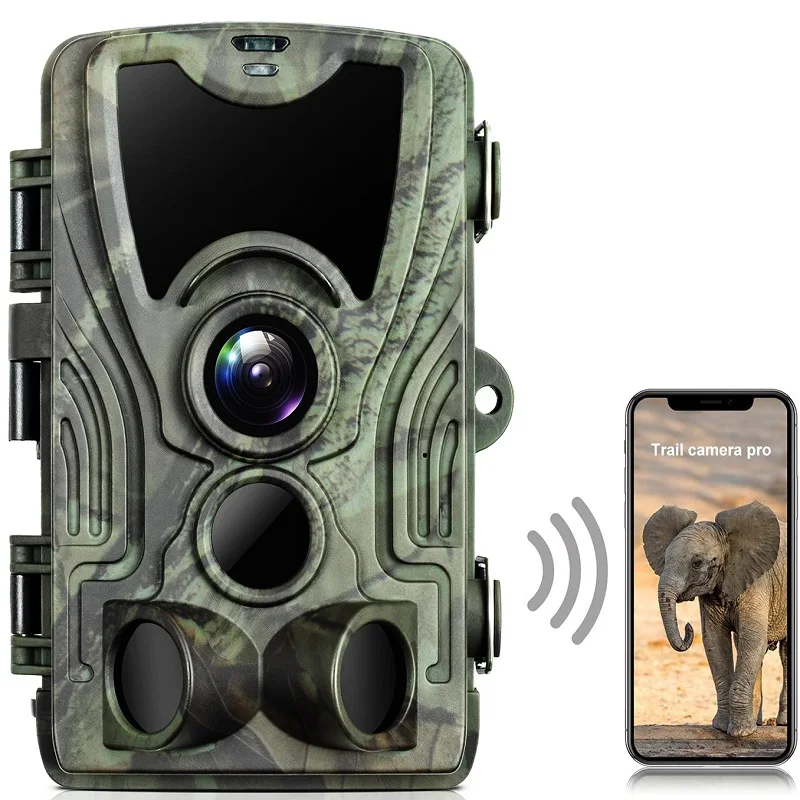 Outdoor WIFI APP 4K/2.7K 36MP/24MP Trail Camera Wildlife Infrared Night Vision Motion Activated IP65 Trap Game Cam Waterproof