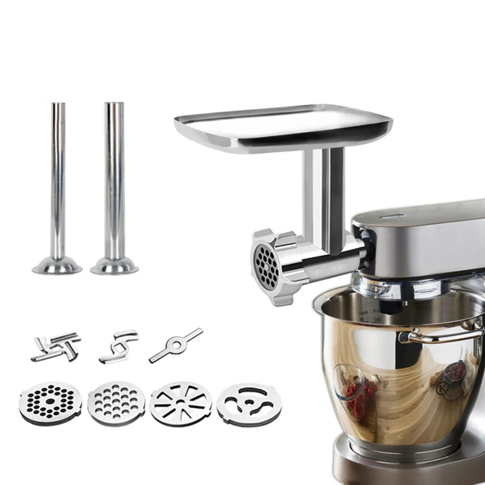 2025 new Stand Mixer Attachment Food Grinder Set Kitchen Grinding Tools for Kenwood Chef / Chef XL, KVC, KVL, kMix,also fit SMEG