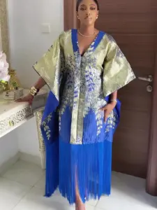 African Dresses for Women Traditional Africa Clothing Dashiki Ankara Outfits Gown Abayas Robe Muslim Kaftan Maxi Long Dress 2025