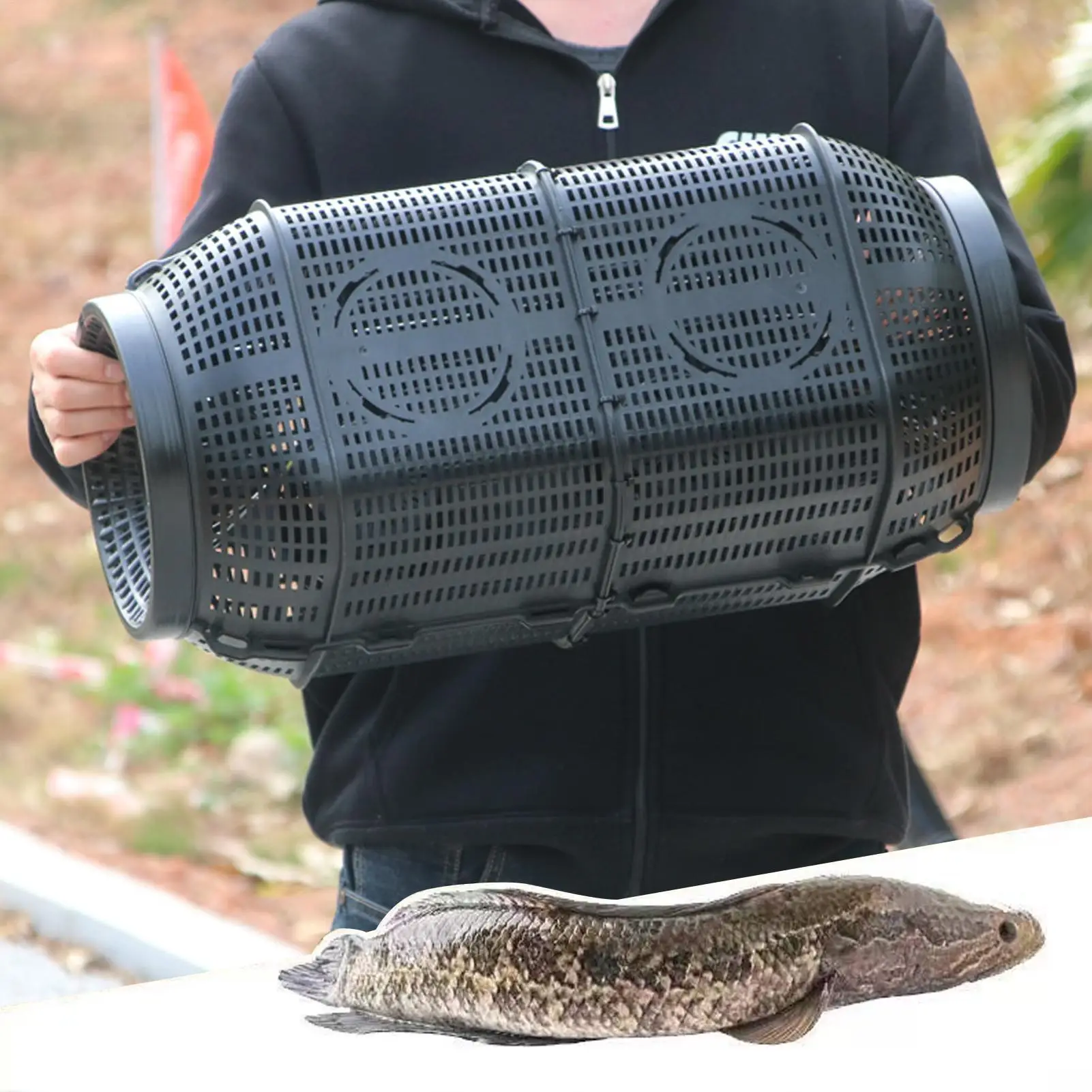 Portable Fishing Bait Trap Eel Loach Trap Fishing Pot Lightweight Fish Net Cage Bait Trap Crab Cage For Shrimp Crayfish Lobster