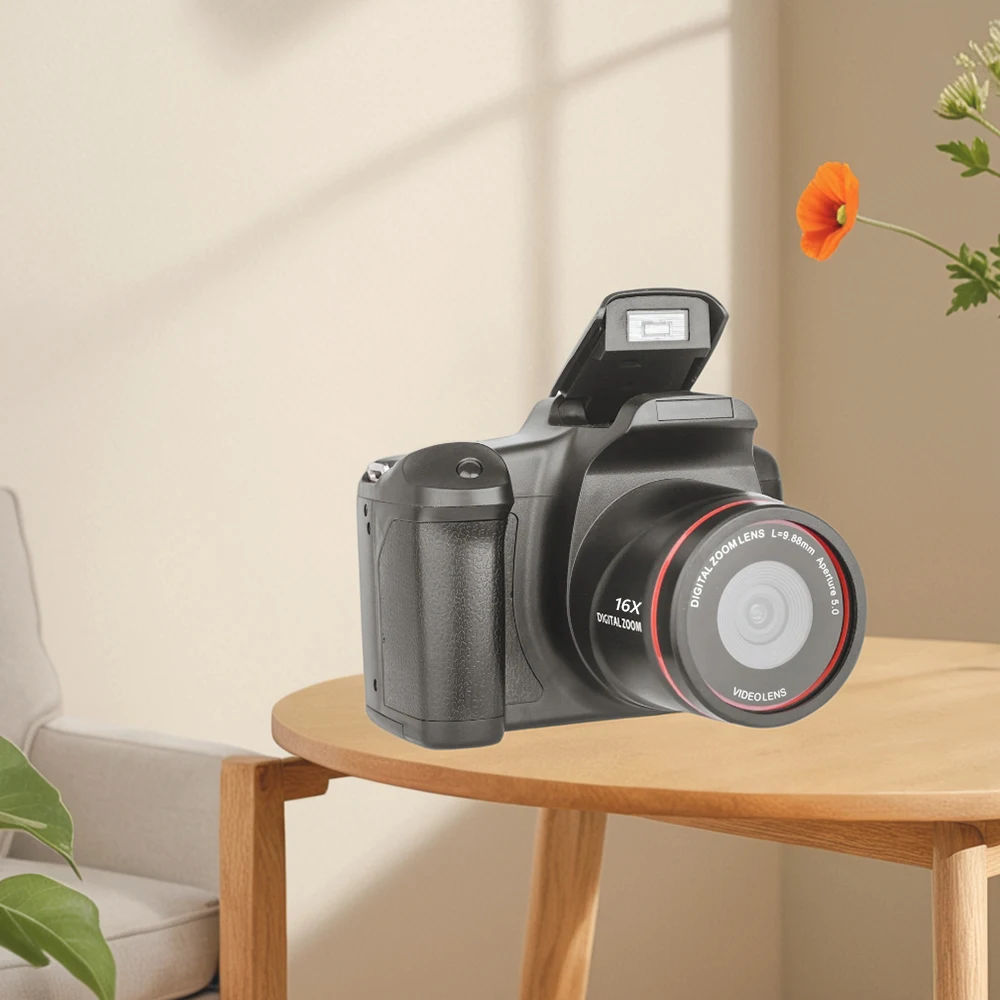 Digital Camera 16X Zoom Camcorder with 2.4 Inch LCD Screen Vlogging Camera for Photography and Video