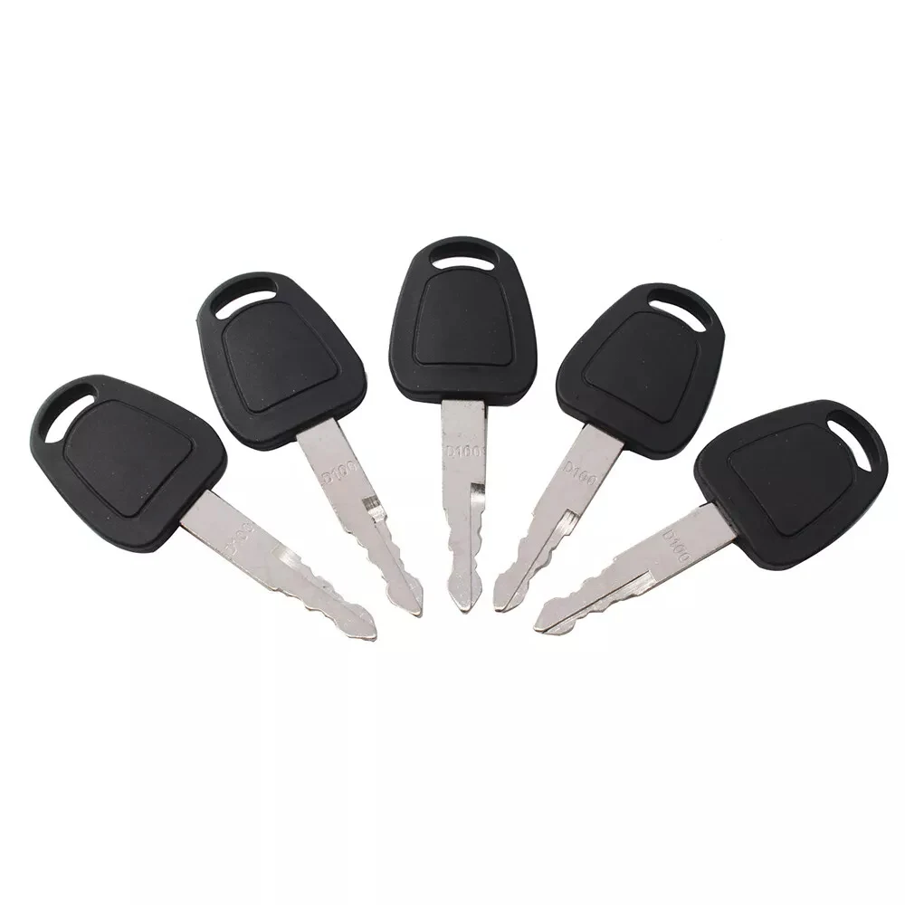 1/5/10/30/50Pcs D100 Key For Daewoo Terex Doosan Excavator Heavy Equipment ELI80-0125 Ignition Switch Lock 110702-00151