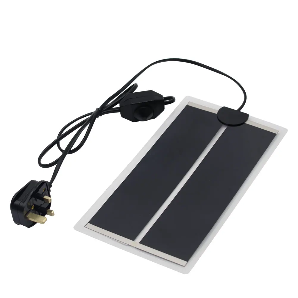 7/14W Reptiles Heat Mat Climbing Pet Heating Warm Pads Adjustable Temperature Controller Mats UK Plug Pet Warmer Bed Mat