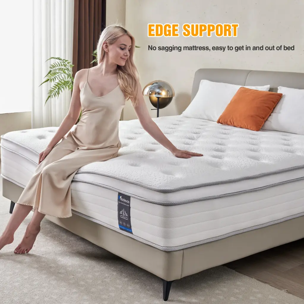 12inch Queen Size Mattress Memory Foam & Individually Pocket spring Mattress