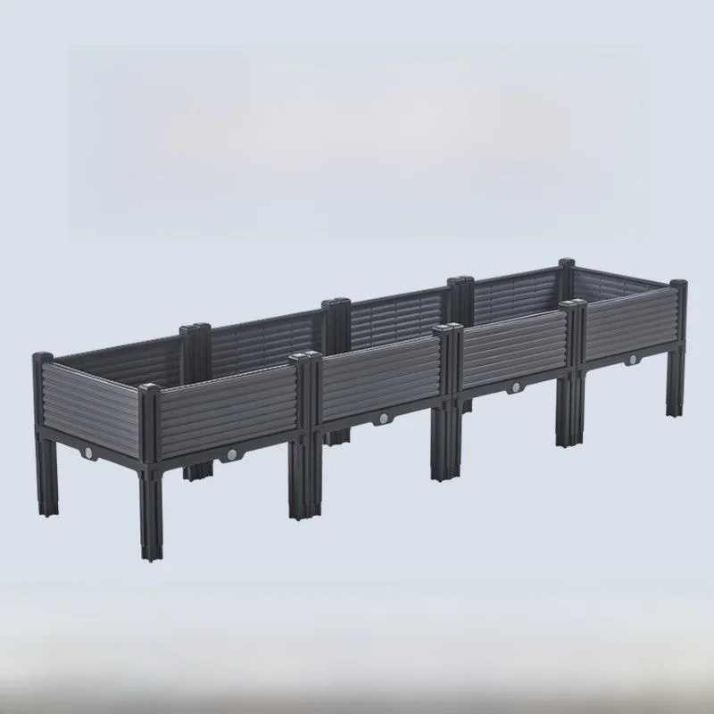 Indoor Outdoor Rectangle Vegetable Planting Box Balcony Roof Garden Special Use Flower Box Home Balcony Indoor Vegetable Ra