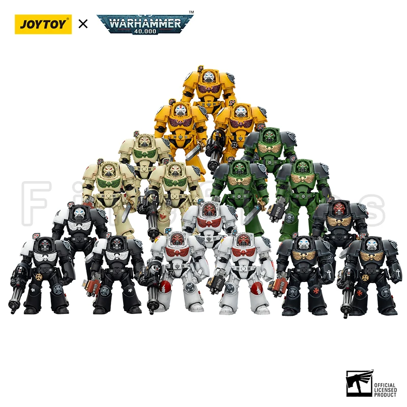 [Pre-Order]1/18 JOYTOY Action Figure 40K Black Templars Dark Angels Imperial Fists White Scars Salamanders RavenGuard Terminator