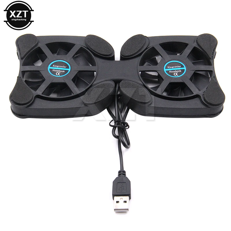 Portable Laptop Cooling Stand Foldable Fan Cooler Cooling Pad Laptop CPU Cooler USB Cooler