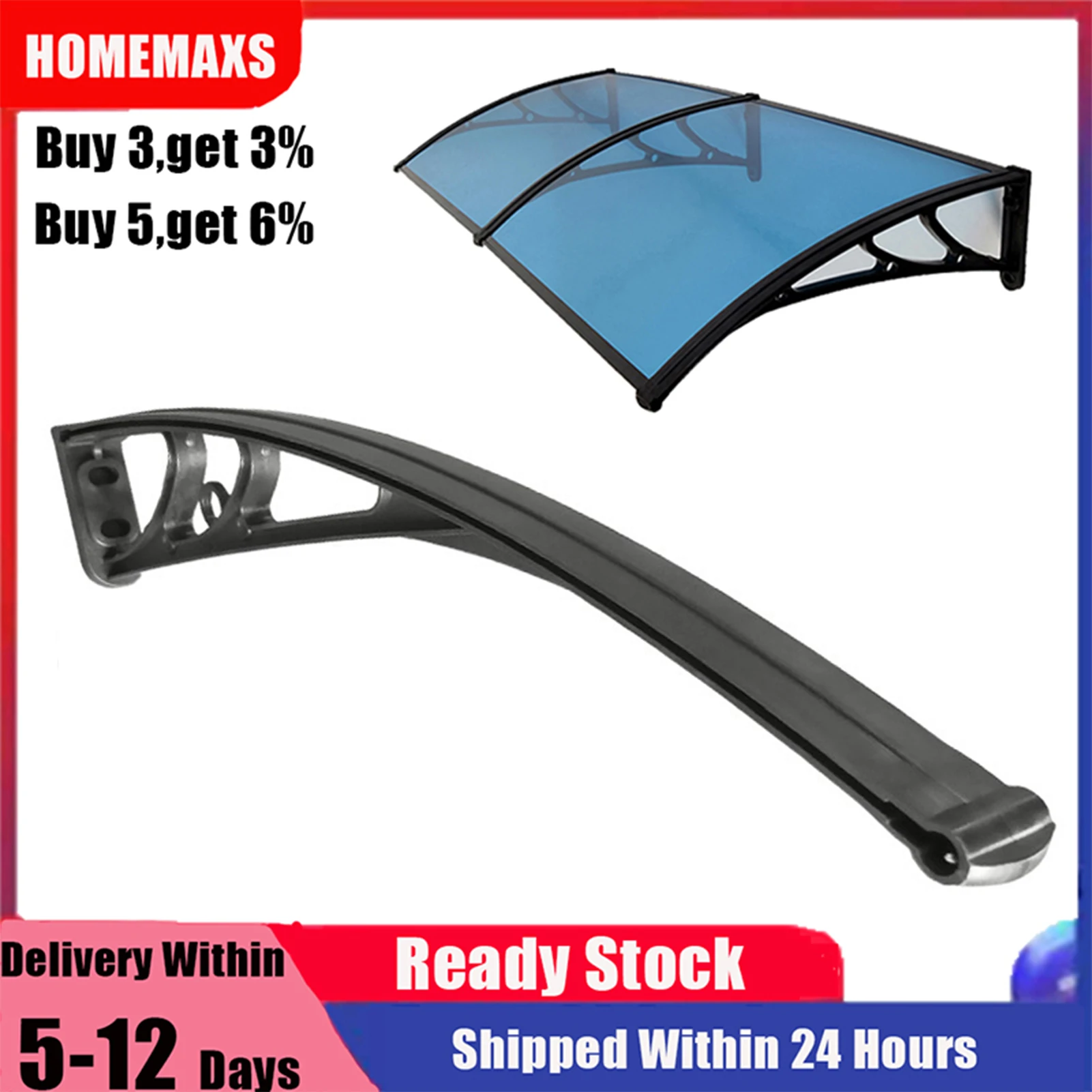 Wind And Rain With Silent Sunshade Canopy Bracke Low Temperature and Snow Resistance Brackets Suitable For Parking Lot Canopies