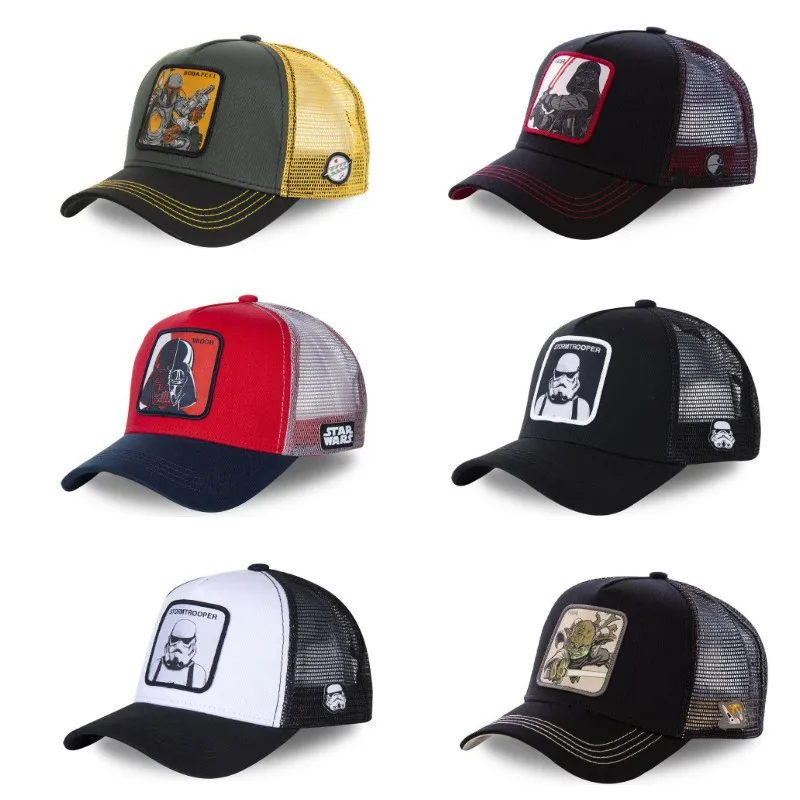 Star Wars Hat Darth Vader Clone Troopers Imperial Stormtrooper The Child Grogu Unisex Cotton Baseball Hat Casual Sunshade Hat