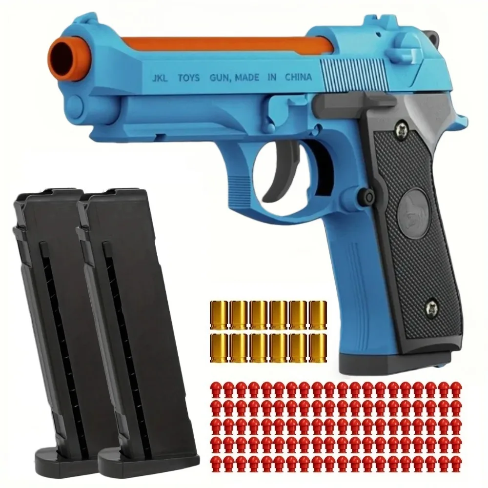 Shell Ejection 2011 Pistol Decompression Toy Gun Outdoor Shooting Game Empty Hanging USP Continuous Firing Soft Bullet Launcher