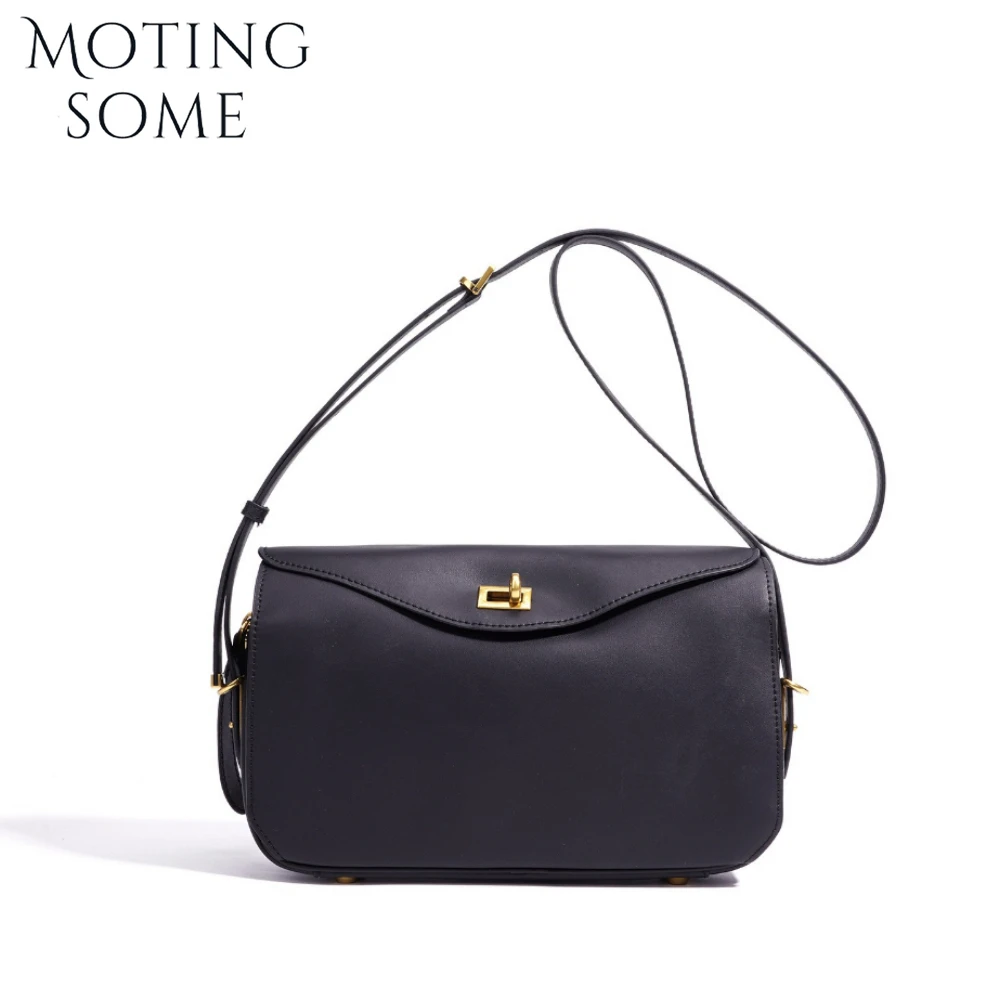 MOTINGSOME spring new in handbag 2026 genuine leather woman satchel shoulder purse messenger bag luxury designer bags fashion