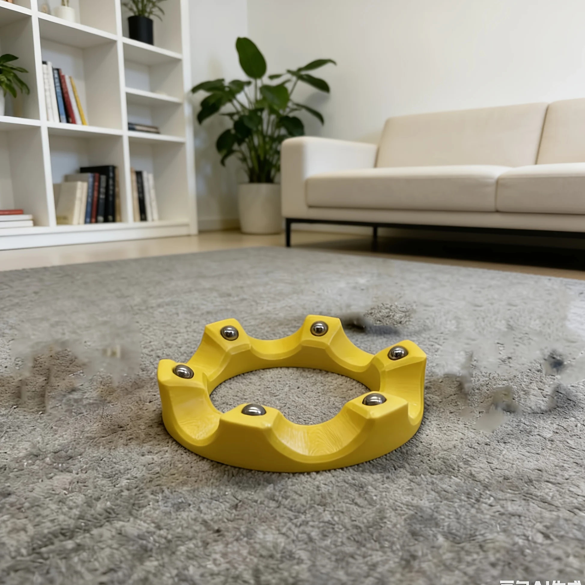 1PC Bowling Ball Spinner Stand, 360° Smooth Rotating Holder with Easy-Grip Handle, Universal Accessory for Cleaning & Polishing