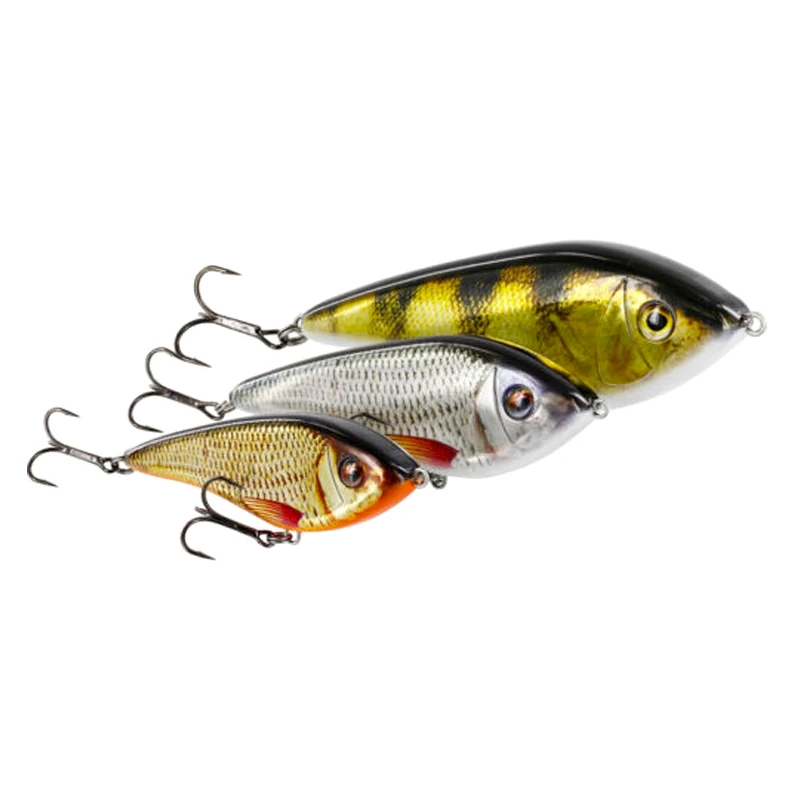 Swim GLIDEBAIT Fishing Lure Long Casting Hard Artificial Bait For Pike