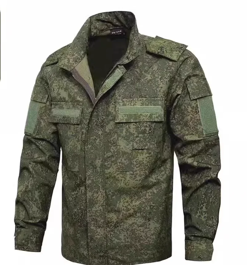Russian Little Green Man Tactical Camouflage Clothing Set Instructor Training Uniform